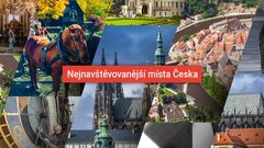 Map: castles, water parks, zooparks and cemeteries. See where most tourists are going in the Czech Republic