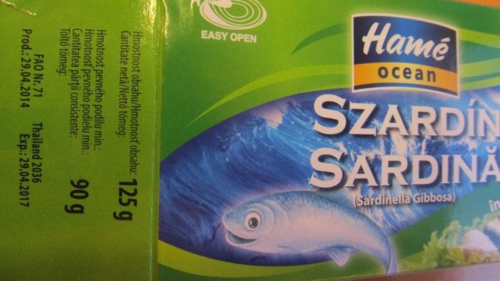 V sardinkách od Hamé je zvýšené množství kadmia, varuje úřad