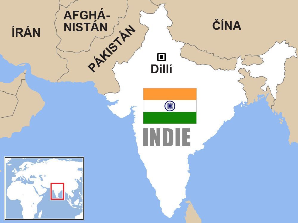 indie mapa Indie, mapa   Aktuálně.cz indie mapa