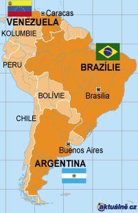 jižní amerika mapa Mapa Jižní Amerika   Aktuálně.cz jižní amerika mapa