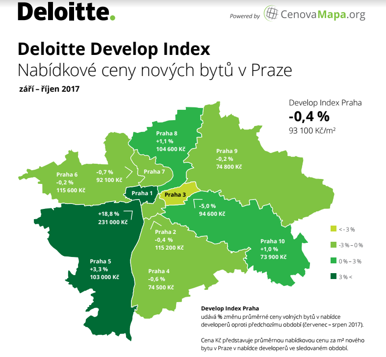 cenová mapa Cenová mapa bytů v Praze 2017   Aktuálně.cz cenová mapa