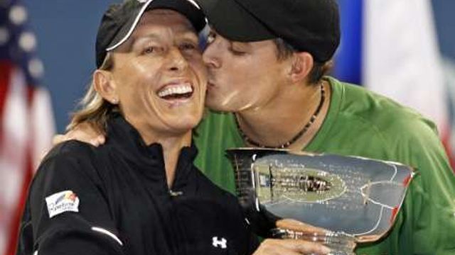 Poslední grandslamový titul Navrátilové, mix US Open 2006 s B. Bryanem