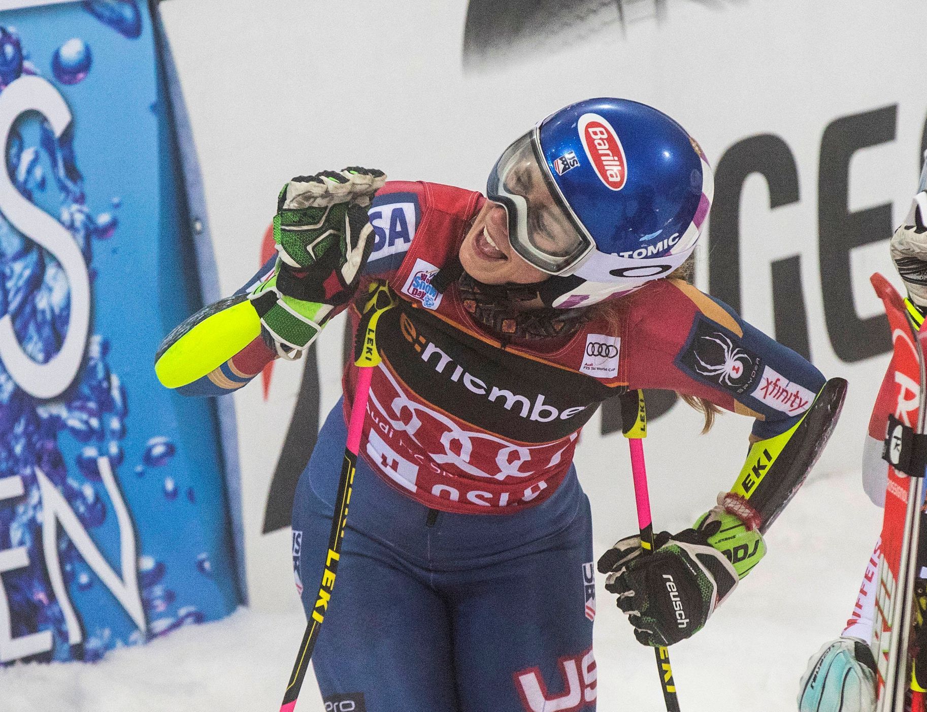 Shiffrinová si výhrou v paralelním slalomu v Oslu upevnila vedení